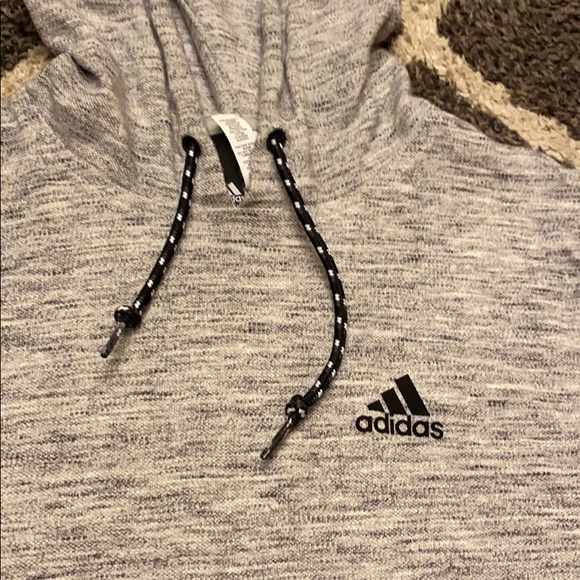 Adidas Heather Pique Hoodie - Picture 3 of 5